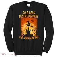 Witch On A Dark Desert Highway Witch Cool Wind In My Hair Sweatshirt thumb 0