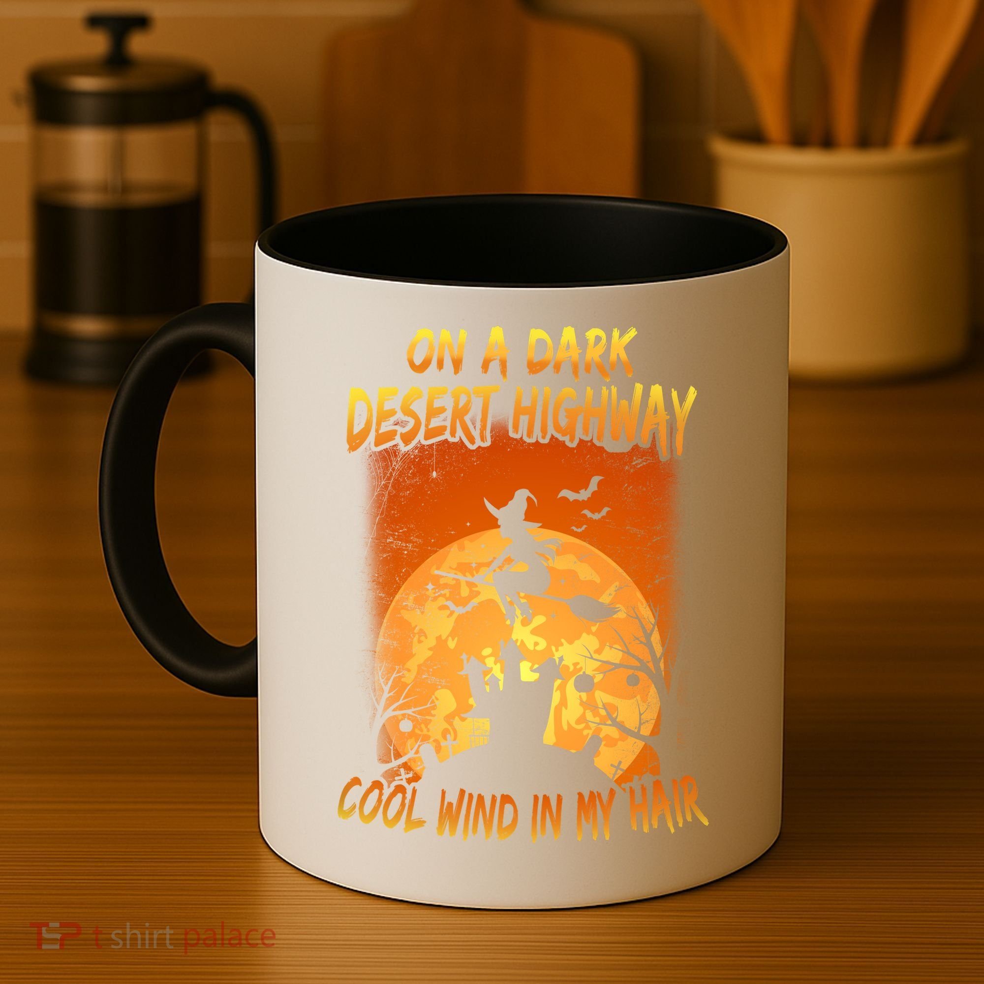 Witch On A Dark Desert Highway Witch Cool Wind In My Hair Coffee Mug