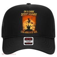 Witch On A Dark Desert Highway Witch Cool Wind In My Hair Hat thumb 0