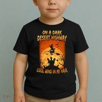 Witch On A Dark Desert Highway Witch Cool Wind In My Hair Toddler T-Shirt thumb 2