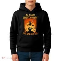 Witch On A Dark Desert Highway Witch Cool Wind In My Hair Kids Hoodie thumb 4