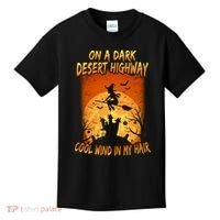 Witch On A Dark Desert Highway Witch Cool Wind In My Hair Kids T-Shirt thumb 0