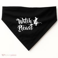 Witch Please USA-Made Doggie Bandana thumb 0