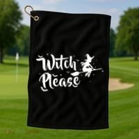 Witch Please Golf Towel thumb 1