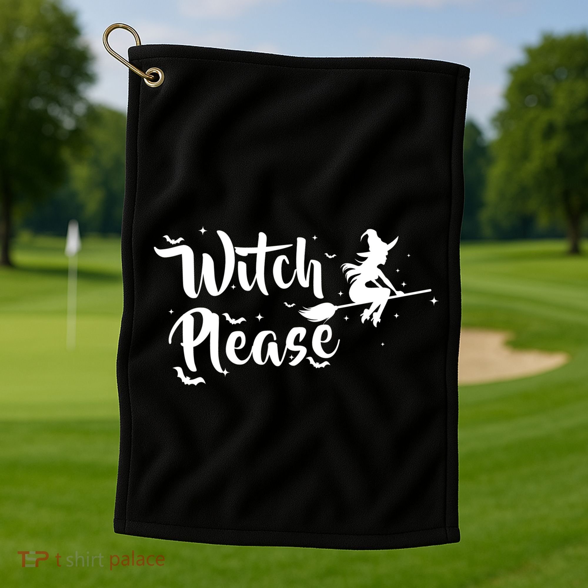 Witch Please Golf Towel