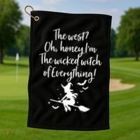 Witched Witch OF Everything Golf Towel thumb 1