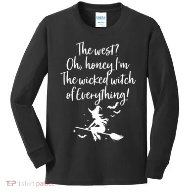 Witched Witch OF Everything Kids Long Sleeve Shirt