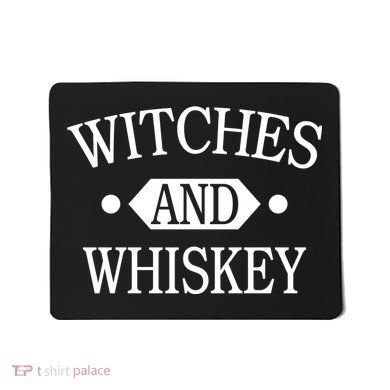 Witches And Whiskey Mousepad