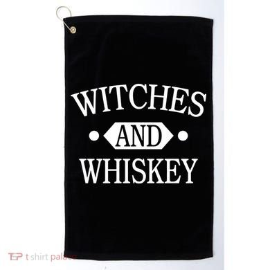 Witches And Whiskey Golf Towel