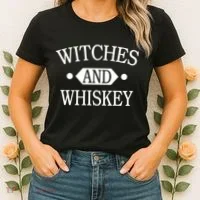Witches And Whiskey Women's T-Shirt thumb 2