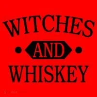 Witches And Whiskey Santa Hat thumb 1