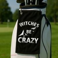 Witches Be Crazy Golf Towel thumb 2