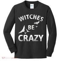 Witches Be Crazy Kids Long Sleeve Shirt thumb 0
