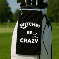 Witches Be Crazy1 Golf Towel thumb 2