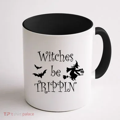 Witches Be Trippin Coffee Mug back
