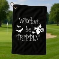 Witches Be Trippin Golf Towel thumb 1