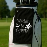 Witches Be Trippin Golf Towel thumb 2