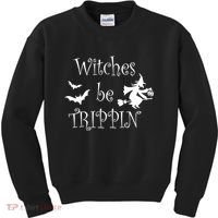 Witches Be Trippin Kids Sweatshirt thumb 0
