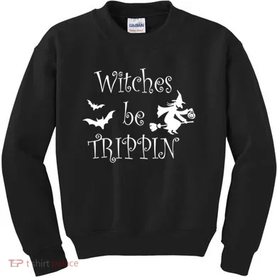 Witches Be Trippin Kids Sweatshirt