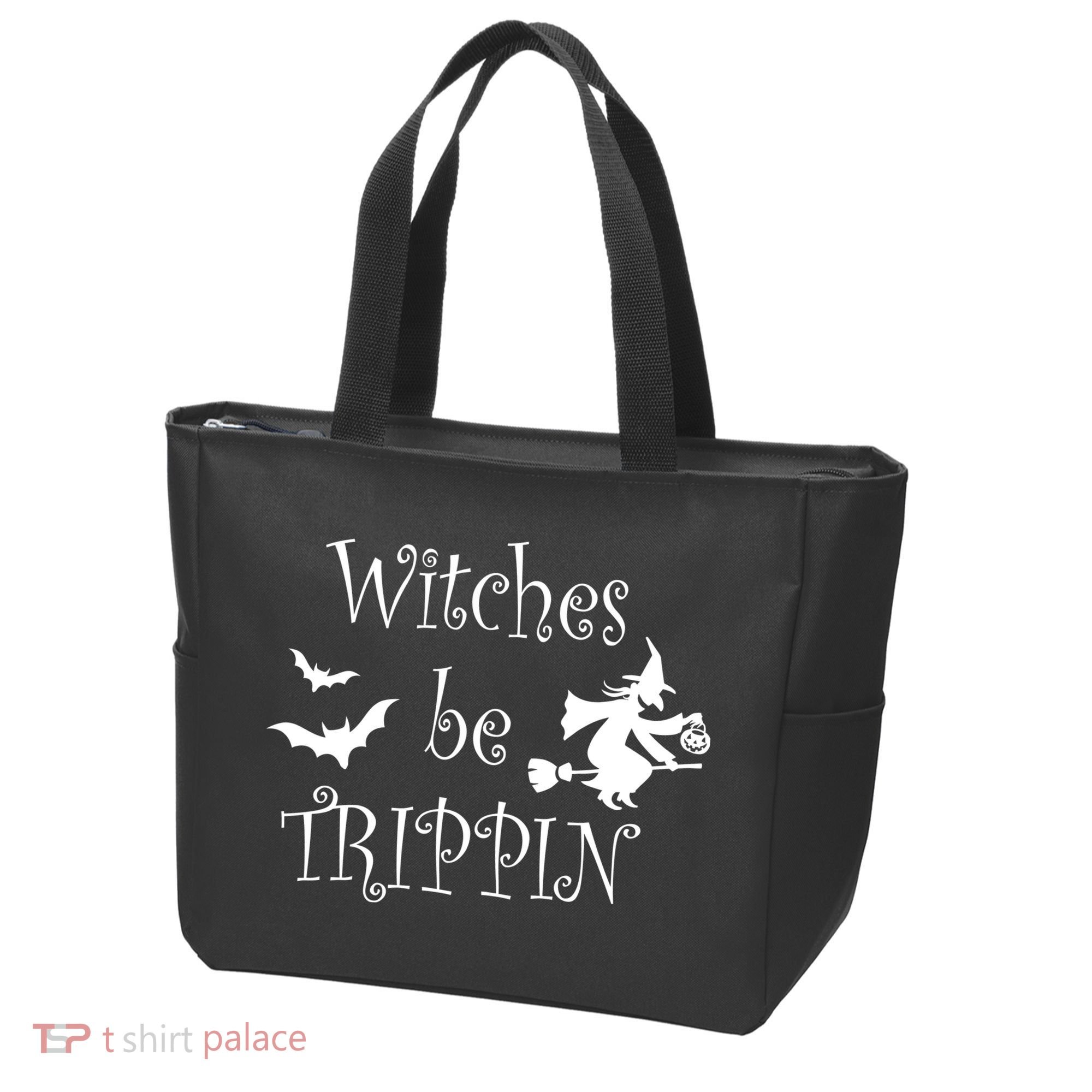 Witches Be Trippin Tote Bag