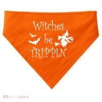 Witches Be Trippin USA-Made Doggie Bandana thumb 0