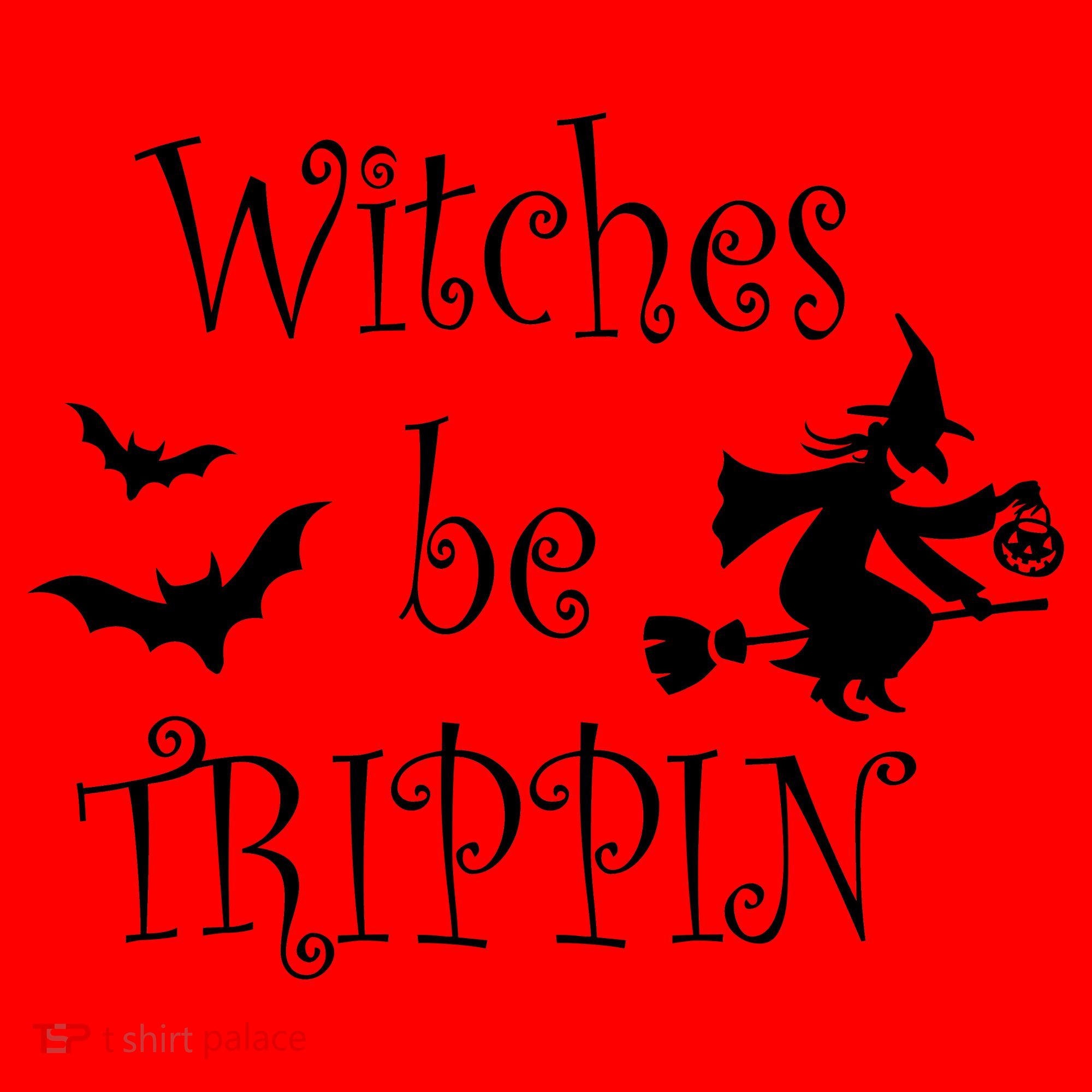 Witches Be Trippin Santa Hat