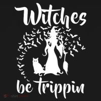 Witches Be Trippin1 Doggie Tank thumb 4