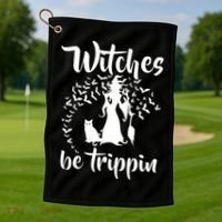 Witches Be Trippin1 Golf Towel thumb 1