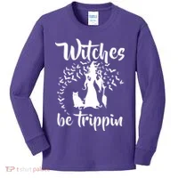 Witches Be Trippin1 Kids Long Sleeve Shirt thumb 0