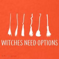 Witches Need Options Broomsticks Polo thumb 2