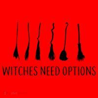 Witches Need Options Broomsticks Santa Hat thumb 1