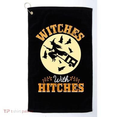 Witches With Hitches Golf Towel