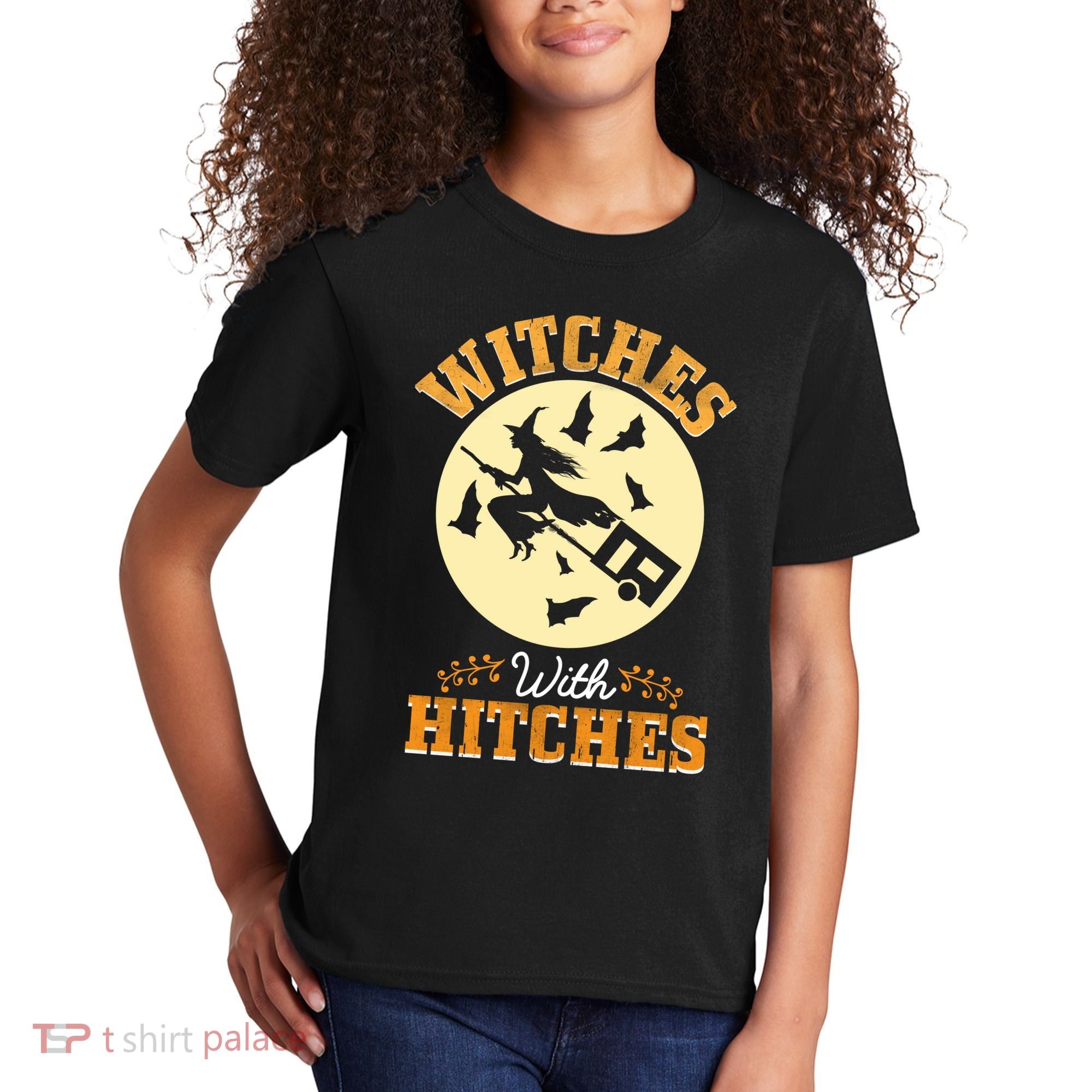 Witches With Hitches Kids T-Shirt