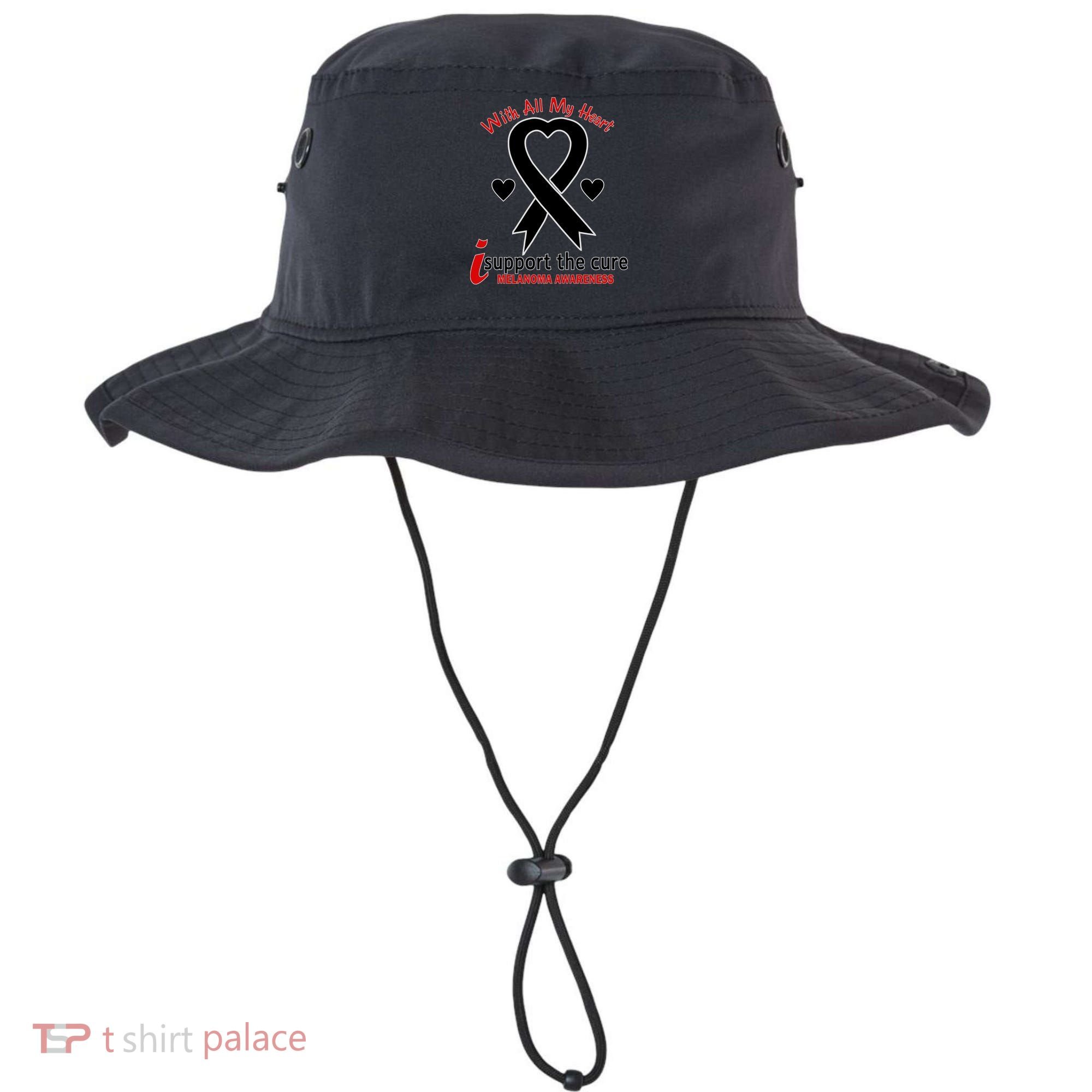 With All My Heart Melanoma Awareness Bucket Hat