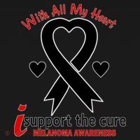 With All My Heart Melanoma Awareness Polo thumb 3