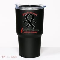 With All My Heart Melanoma Awareness Tumbler thumb 0