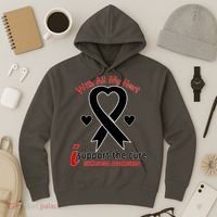 With All My Heart Melanoma Awareness Hoodie thumb 3