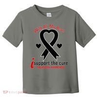 With All My Heart Melanoma Awareness Toddler T-Shirt thumb 0