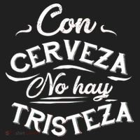With Beer There Is No Sadness Con Cerveza No Hay Tristeza Beanie thumb 2