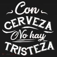 With Beer There Is No Sadness Con Cerveza No Hay Tristeza Women's Hoodie thumb 2