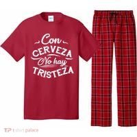 With Beer There Is No Sadness Con Cerveza No Hay Tristeza Pajama Set thumb 0