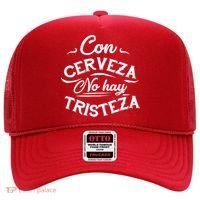 With Beer There Is No Sadness Con Cerveza No Hay Tristeza Hat thumb 0