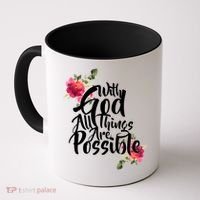 With God All Things Possible Coffee Mug thumb 0