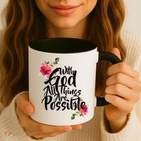 With God All Things Possible Coffee Mug thumb 3