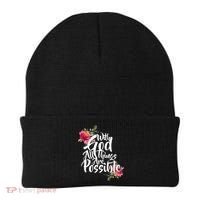 With God All Things Possible Beanie thumb 0