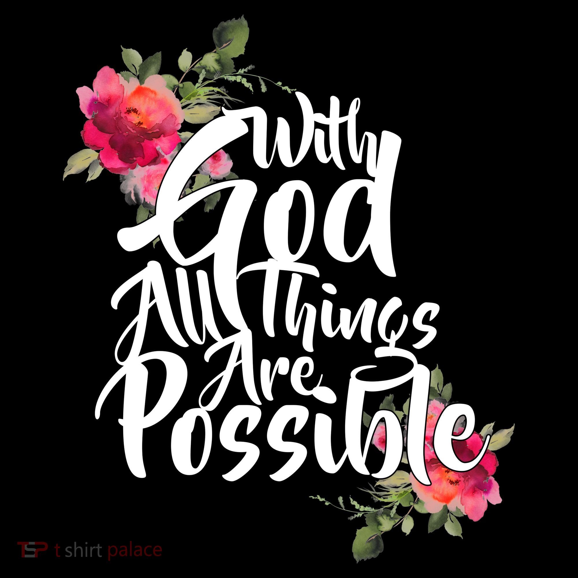 With God All Things Possible Pajama Set
