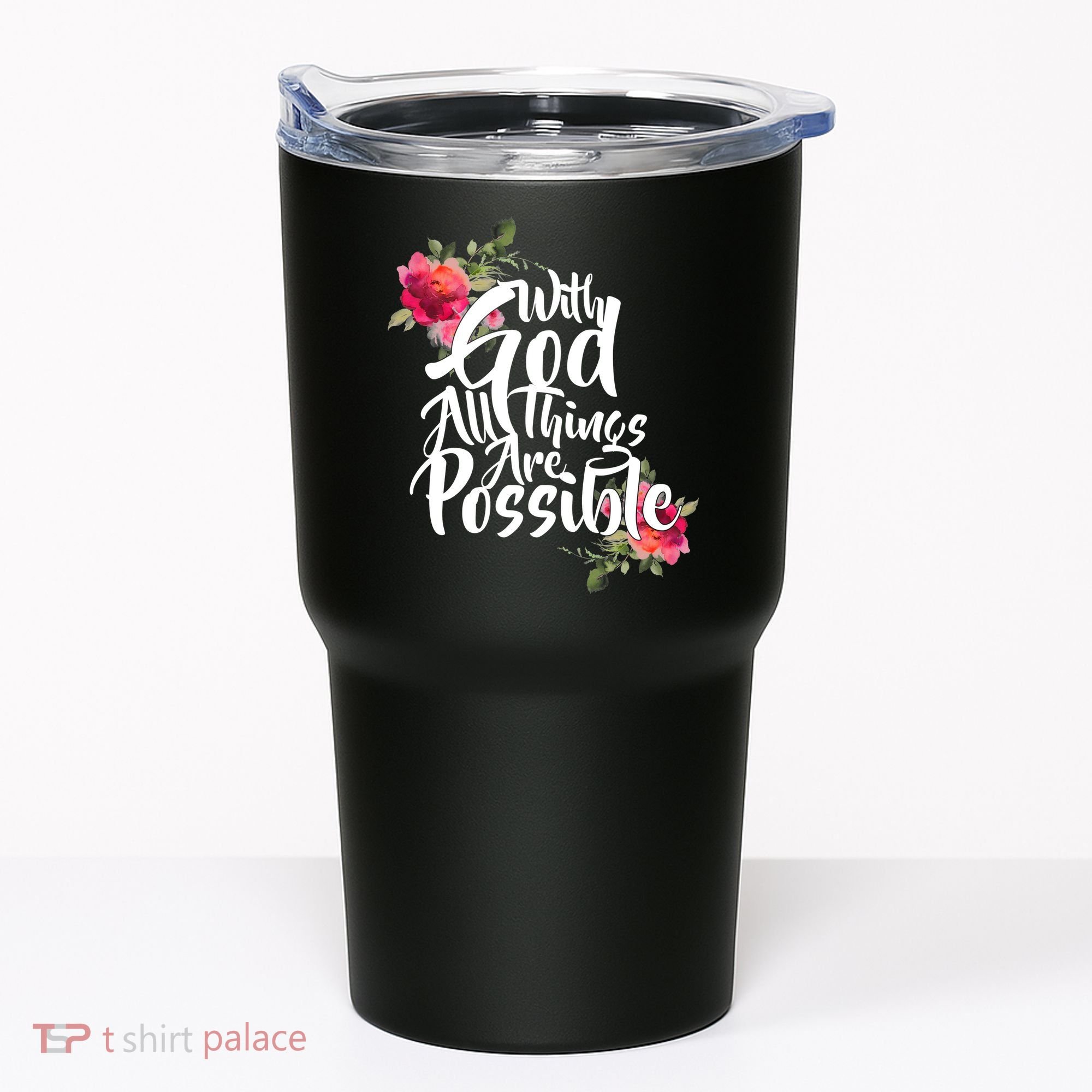 With God All Things Possible Tumbler