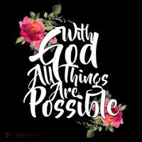 With God All Things Possible Ornament thumb 1