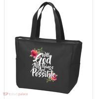 With God All Things Possible Tote Bag thumb 3