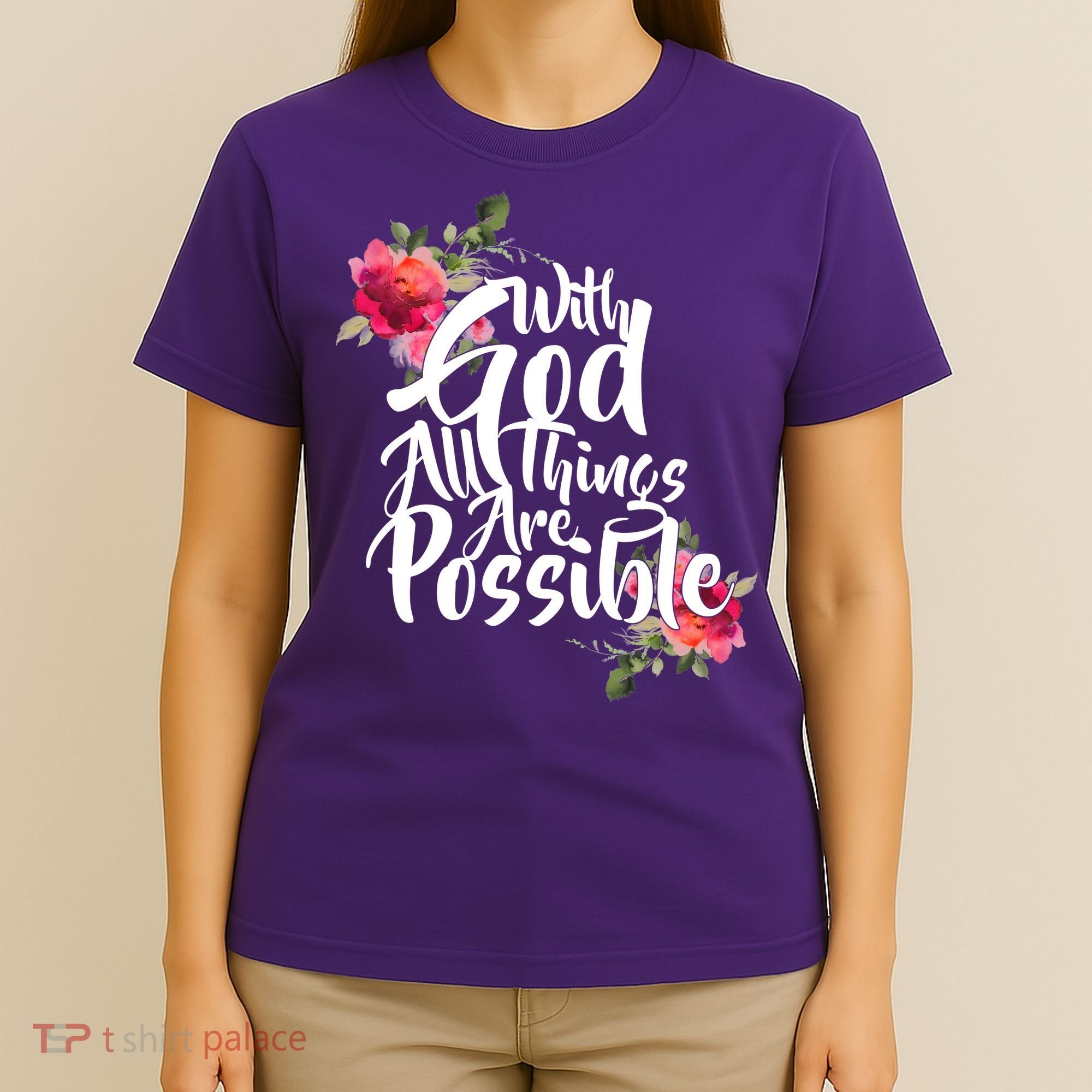 With God All Things Possible T-Shirt